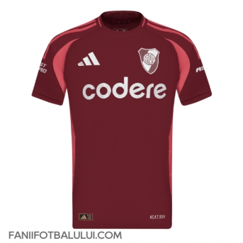 River Plate Tricou Fotbal Replică 2024-25 Barbati Deplasare